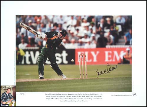 Unbranded Lance Klusener signed limited edition print - WAS andpound;59.99