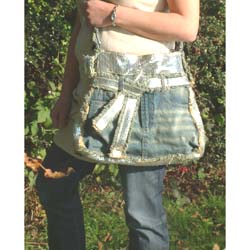 Unbranded Large Denim Handbag - Jeans Style