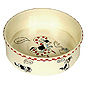 * Ceramic dog bowl with fun design * Hand decorated