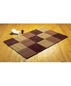 Large Manhattan Chocolate Tones Rug - Home Delivery Only