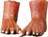 Unbranded Latex Feet: Devil (Pair)