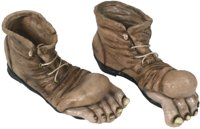 Unbranded Latex Feet: Homeless Boots (Pair)