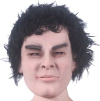 Latex Male Face with Black Hair