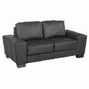 Unbranded Lawson Regular Leather Sofa, Black