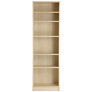 Laya Tall Narrow Bookcase- Birch