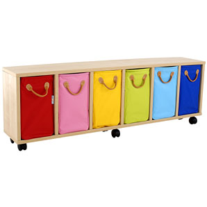 Providing bright and versatile storage for kids cl