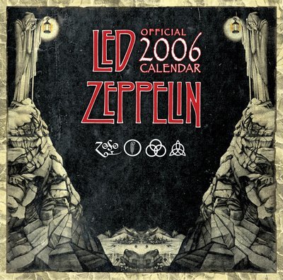 Led Zepellin 2006 calendar