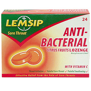 Lemsip Anti-bacterial Lozenge Citrus Fruits - Size: 24
