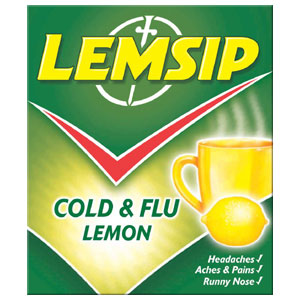 Lemsip Cold & Flu Original Lemon - Size: 10