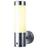 Leon Cylinder Wall Lantern With Photocell