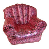 Leopard Print Inflatable Chair