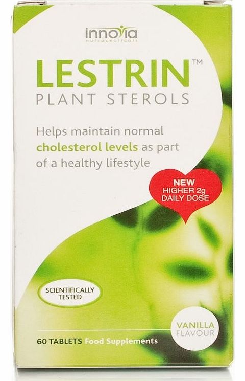 Lestrin Plant Tablets contain Betasitosterol, which is a naturally occurring plant sterol which is naturally found in plants but is destroyed when foods are processed. Plant sterols play an important role in helping to maintain a balanced cholesterol