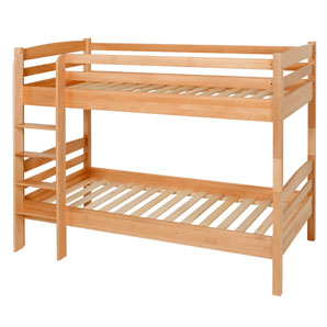 Fight for the top bunk then sleep easy atop this solid beech bunkbed, made exclusively for John