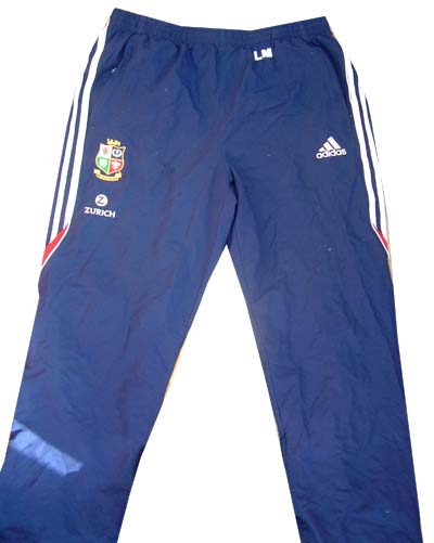 Unbranded Lewis Moody - British Lions 2005 team issue tracksuit bottoms