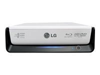 LG BE06LU10 Super Multi Blue - Disk drive - BD-RE / HD DVD-ROM combo - 6x2x6x/3x - USB - external - 