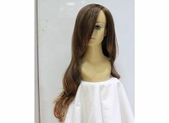 Cap Construction : Machine-made hair Color Shown : Light Brown Hair Texture : Long Hair Wavy Occasion : Cosplay Party Gender : Women Style : European Wigs Length (Inch) : 31 Fiber : Synthetic Bang : Yes