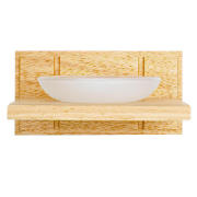 Unbranded Light Wood Wall Mounted Soap Dish