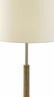 Unbranded Lighting Nevada Satin Silver Oak Table Lamp
