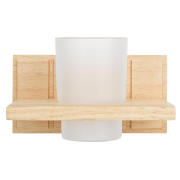 Unbranded Lightwood Wall Mounted Tumbler