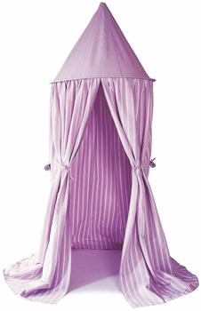 Lilac Stripe Hanging Tent