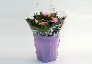 Unbranded Lilac Surprise Bouquet with Free Chocolate