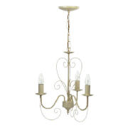 Unbranded Lille Three Way Ceiling Light, Distressed White