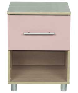 Unbranded Lily Bedside Cabinet - Pink