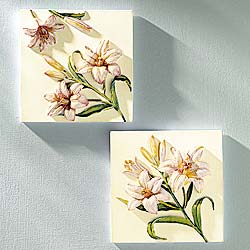 Lily Wall Plaques