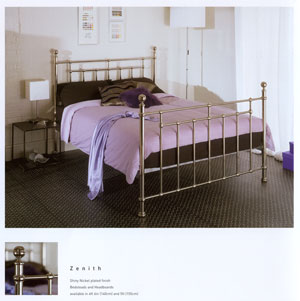 The Limelight, Zenith, 4FT 6` Metal Bed is a part