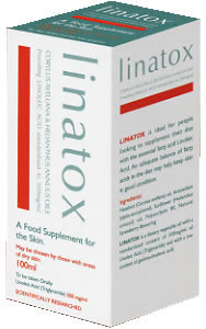 Linatox - A food supplement with natural oils for dry- itchy skin