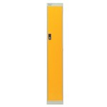 Link Single Door Locker-Grey With Yellow Door