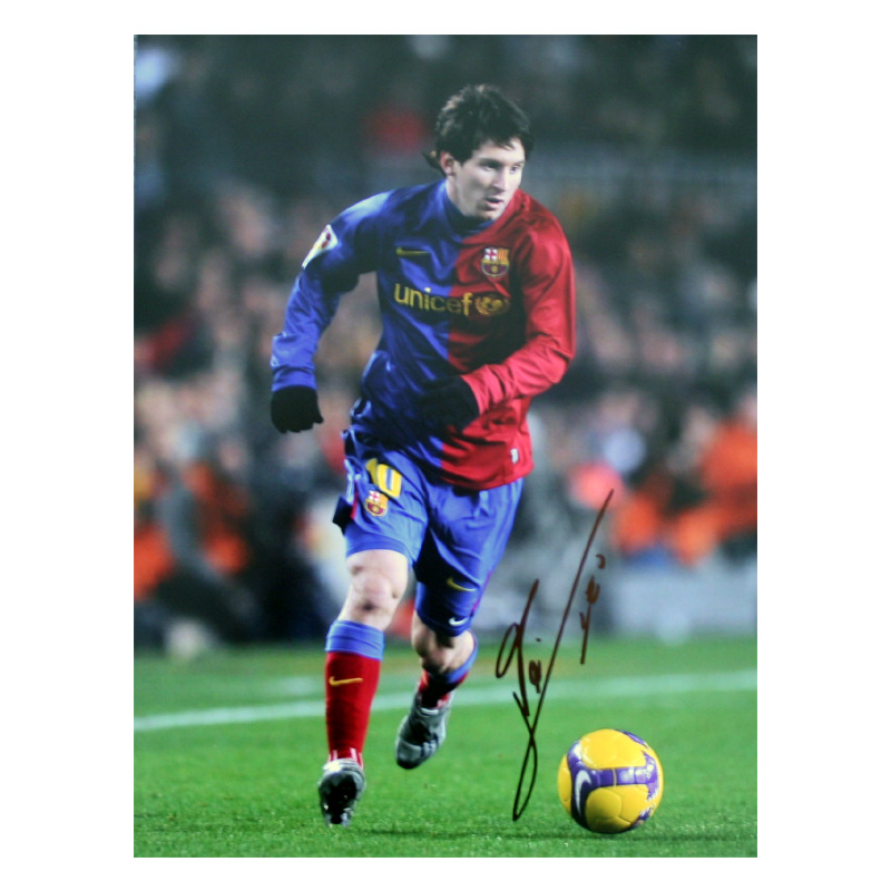 Unbranded Lionel Messi Signed Photo - In Action For Barcelona
