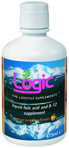 Liquid Folic Acid and B-12 Supplement