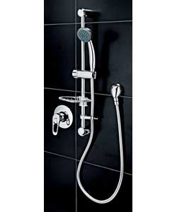 Unbranded Lisi Chrome Manual Mixer Shower