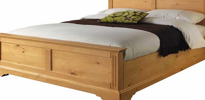 This beautifully crafted oversized-style solid pine bedstead would make a real statement piece for your bedroom. The Living Warwick bedstead features authentic grains and knots giving a timeless. classic feel to your home. Part of the Warwick collect