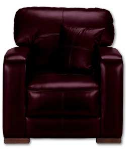 Lloyd Burgundy Leather Chair
