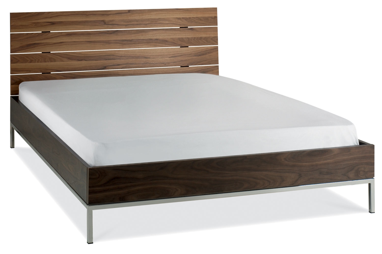 Unbranded Loft Walnut Bedstead - 135cm - Double and 150cm