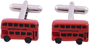 Unbranded London Bus Cufflinks