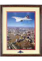 One of the images of Concorde: soaring over London town on a clear day. Originally taken by
