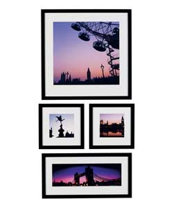 Images of famous and unusual London views.Photographic print.Size:25 x 25cm.25 x 25cm.25 x 54cm.54 x