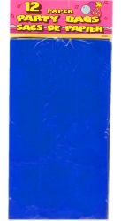 Loot bag - paper - royal blue