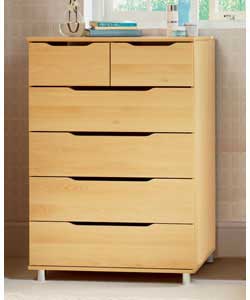Lorenza Beech 4 Plus 2 Drawer Chest