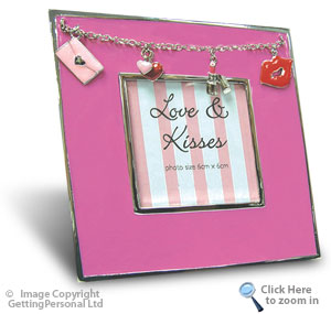 Unbranded Love and Kisses Charm Frames