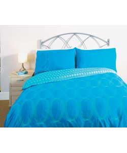Love2Sleep Ovals King Size Duvet Cover Set - Turquoise