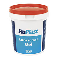 800g. Blue lubricant gel. Eases assembly of pipe systems including underground drainage, push fit