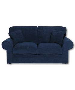 This classic scroll arm sofa is perfectly proporti