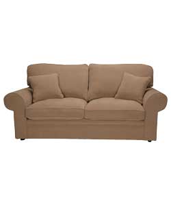 Lucy Large Metal Action Sofabed - Camel