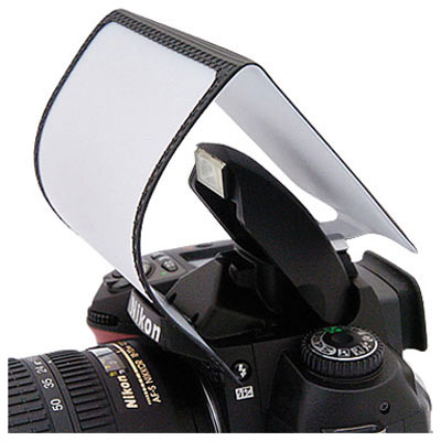 The LumiQuest Soft Screen is a flash diffuser designed to fit most digital and film SLR pop-up flash