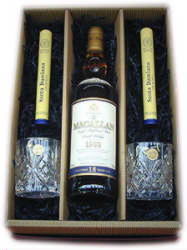 Order this fantastic gift for someone special today. An 18 year old bottle of Macallan Whisky