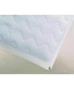 Unbranded Luxury Quilted Anti-Bacterial Mattress Protector - Double